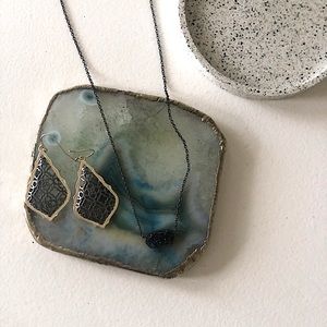 Kendra Scott earrings and Necklace Set